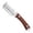 Brown, variant on Kitchen Multi-Function Stainless Steel Thickened Fruit Peeler Knife, 3-in-1 Vegetable Peeler with Julienne Slicer & Eye Remover, Soft Grip Plastic Handle, Brown, 1pc