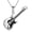 004 Guitar, variant on Music Note Necklace Music Pendant Necklace Microphone Jewelry CZ Singing Lover Gifts for Women Mom