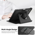 thumbnail image 5 of FJLBDE Case for iPad Pro 11 Inch (M4 2024/M5 2025), 360 Rotating Stand iPad Protective Case Cover with Auto Wake/Sleep, Black, 5 of 7