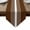 Brown, variant on Brown White Stripe Table Runner Linen Burlap Table Runner 72 Inches Long Modern Rustic Vertical Striped Dresser Scarves for Kitchen Island Coffee Dining Room Party Holiday Decoration 14"x72"