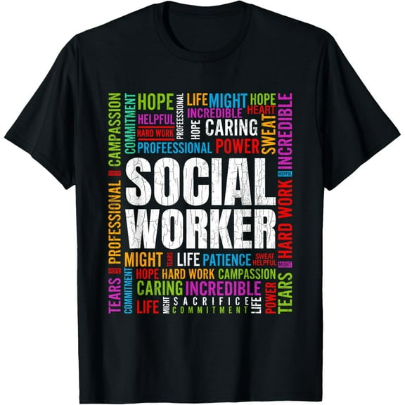 Social Worker Facts Funny Social Work Graphic T-Shirt