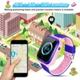 thumbnail image 5 of Newest Multi-function 4G Kids Smartwatch for Girls Boys, Waterproof  GPS SOS Smart Watch Phone for 3-14 Years (2-Style Watch Straps) Pink, 5 of 6