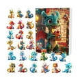 thumbnail image 1 of Christmas Advent Calendar Cute Flying Pendant Acrylic 2D Decoration Set for Holiday Countdown Celebration, 1 of 7