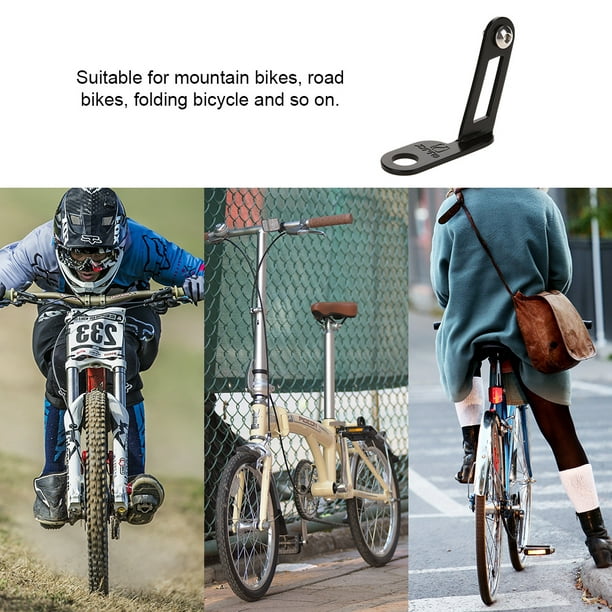 Qiilu porte-numéro de vélo, support de plaque d'immatriculation de vélo,  support de plaque d'immatriculation de course de vélo en alliage d'aluminium  durable 