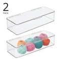 thumbnail image 2 of iDesign Stackable Hinged-Lid Pantry or Kitchen Storage Box - Lidded Storage Box for Organizing Cabinets and Under Sinks, 2 of 6