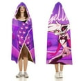 thumbnail image 3 of Angel Dust Hazbin Hotel Hooded Blanket Soft Warm Cloak Wearable Blanket Hoodie For Kids Adult Cozy Flannel Fleece Bedding Throw Hooded Blanket, 3 of 7