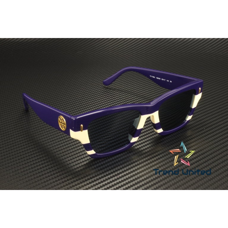 Tory Burch TY 7169U Plastic Womens Rectangle Sunglasses Navy  display picture 1