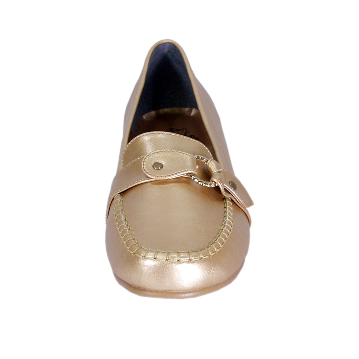 FLORAL Erica (FT0680) Women Extra Wide Width Loafers Gold 11