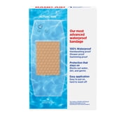 BAND-AID Brand Clear Waterproof Adhesive Bandages, Large, 10 Count