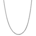 thumbnail image 6 of 14K White Gold 3mm Concave Anchor Chain 20 Inch, 6 of 6