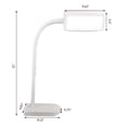 thumbnail image 2 of Varilum 30w LED White Full Spectrum Daylight Desk Lamp, Dimmable and Color Adjustable, 2 of 5