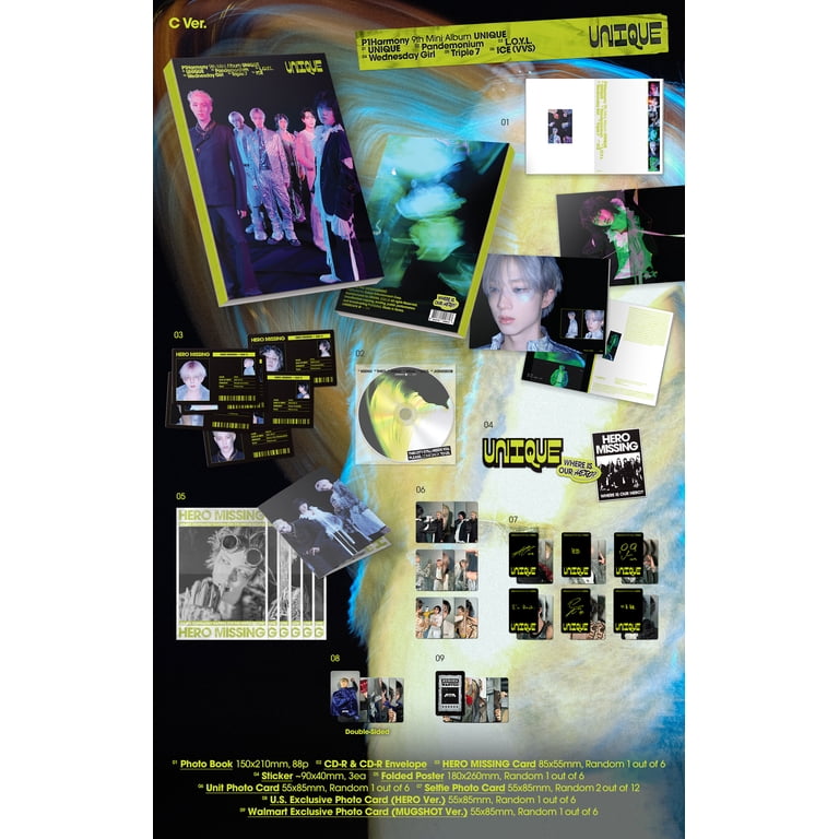 P1Harmony - UNIQUE - C Ver. (Walmart Exclusive) - Music