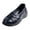 Dark Blue, variant on Rokment Wedges Ballet Flat Dressy Shoes for Women Ladies 2026 Spring Fall Stylish Casual Leather Low Heels Slip on Walking Loafers Comfortable Nursing Dress Footwear Black Size 6