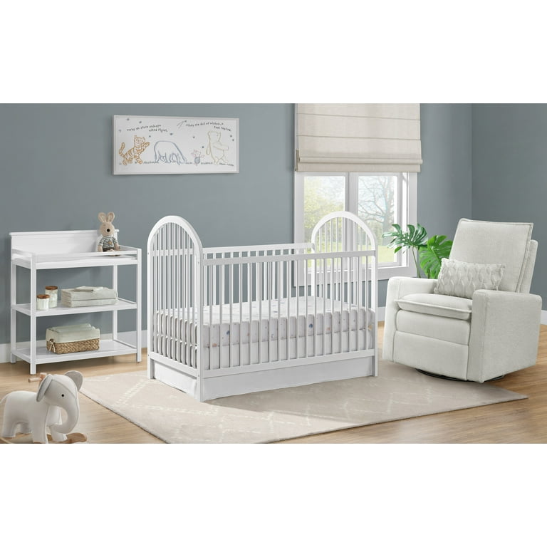 Oxford Baby Everest In Island Crib Snow White
