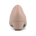 thumbnail image 4 of Journee Womens Saar Comfort Insole Round Toe Block Heel Pumps, 4 of 10