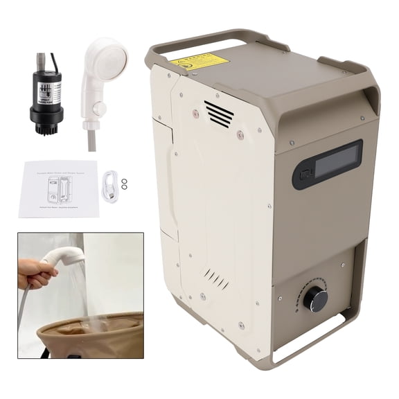 Portable Water Heater For RV Camping 7800mAh 3.3h Rechargeable Camping Cleaning