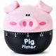 thumbnail image 1 of Temporizador de cocina Cute Piggy Shape 60 Minutos Temporizador manual mecánico Accesorios para niños, Temporizador de cocina casera, Rosa Sincero  Hogar, 1 of 6