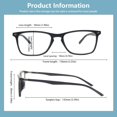 thumbnail image 2 of 2 Pack Progressive Multifocus Reading Glasses Men and Women Computer Blue Light Blocking Anti Eyestrain Readers, 2 of 7
