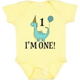 thumbnail image 3 of Inktastic First Birthday Dinosaur Party 1 Year Old Boys or Girls Baby Bodysuit, 3 of 5