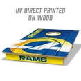 thumbnail image 6 of YouTheFan NFL Los Angeles Rams 2' x 3' Cornhole Game, 6 of 6