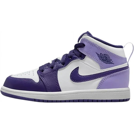 

Little Kid s Jordan 1 Mid Sky J Purple/White (DQ8424 515) - 10.5