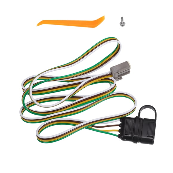 1 Juego de Kit de Arnes de Cableado de Remolque de 4 Pines para Chevrolet Equinox 2010-2017 Negro