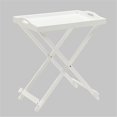 thumbnail image 1 of Folding Tray Table With White Finish, 1 of 4