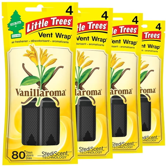 Ambientador para Auto LITTLE TREES Vent Wrap Aroma Vainilla x16
