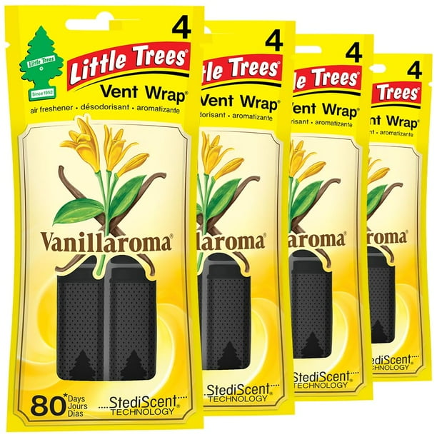 Ambientador para Auto LITTLE TREES Vent Wrap Aroma Vainilla x16