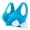 Blue, variant on Women's Plus Size Proof Running Fitness Yoga Vest Thin Padded No Wire Push Up Breathable Sports Bra Sports Brawls for Women