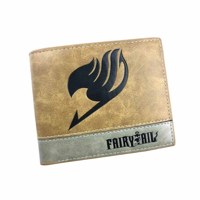 Billetera plegable delgada con personajes de anime Fairys Tails
