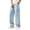 ZA-Light Blue-jeans for women, variant on Cargo Jeans for Boy Wash Distressed Straight Leg Jeans Elastic Waist Denim Pants for Summer Outdoor with Pockets 12-17 Years