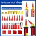 thumbnail image 2 of Kyusrd Summer Savings Practical Tools for Home Kitchen!Integrated Rubber Nozzle Kit 2024 New Cartridge Nozzles In Various Sizes Clear Rubber Nozzles 30 Pcs, 2 of 9