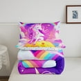 thumbnail image 4 of Erosebridal Girly Unicorn Bedding King Comforter Set , 3 Pieces, Stars Reversible, 4 of 6