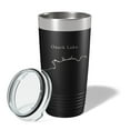 thumbnail image 2 of Ozark Lake Map Tumbler Travel Mug Insulated Laser Engraved Coffee Cup Arkansas 20 oz Black, 2 of 5