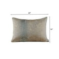 thumbnail image 2 of Home Soft Things Jacquard Chenille Big Zipper Pillow Covers - Set of 2 - 14"x20" - Taupe Khaki, 2 of 7