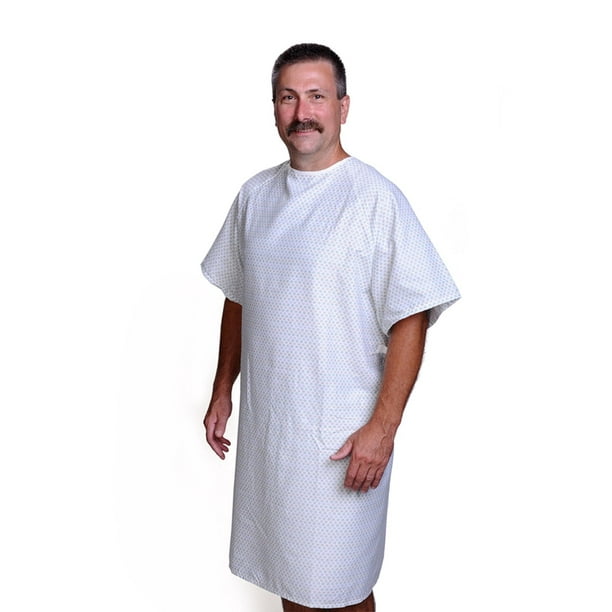 Classic Patient Hospital Gowns Walmart Com Walmart Com