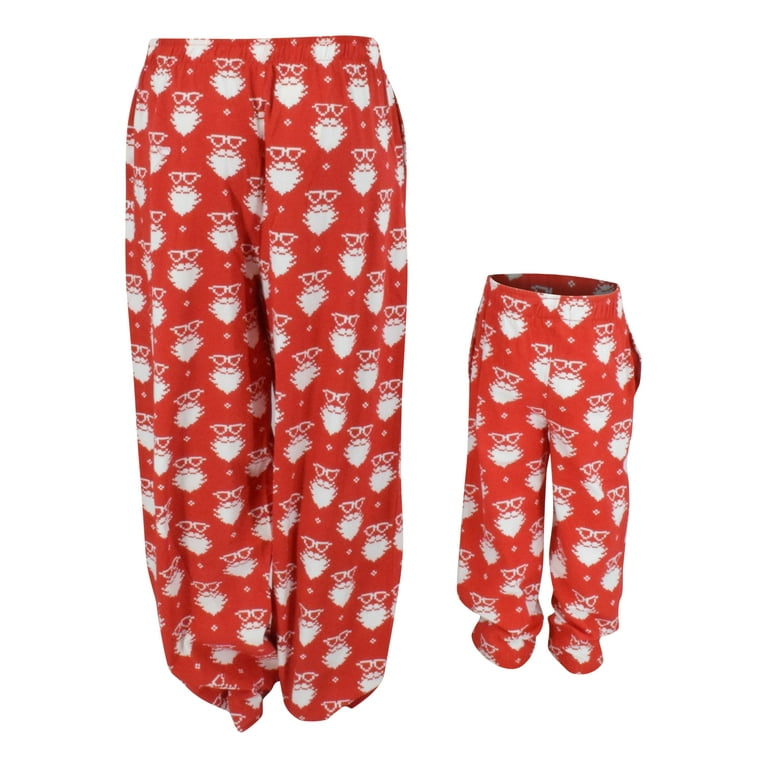 Boys Christmas Santa Matching Family Pajama Pants 14 16