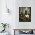thumbnail image 4 of Jesus and Lamb Canvas Wall Art Jesus After Lost Lamb Picture Wall Art Canvas Print Christian Home Decor, 4 of 5