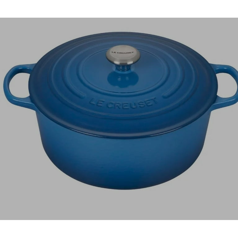 Le Creuset Signature Cast Iron Round Dutch Oven, 4 1/2-Qt.,[ Blue