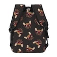 thumbnail image 4 of Rateoe Bulldog with Sunglasses Pattern Casual Backpack for School, Work, Travel – Adjustable Straps, Multiple Compartments – Ergonomic Design, Fits Laptops and Tablets, 4 of 5
