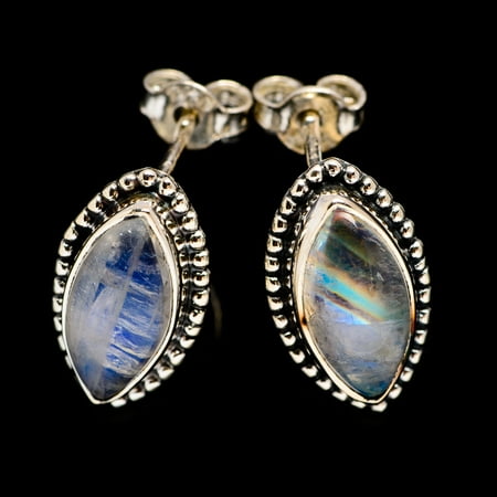 Rainbow Moonstone Earrings 3 4 925 Sterling Silver Handmade Boho Vintage Jewelry Earr385024 Rainbow Moonstone Earrings 3 4 925 Sterling Silver Handmade Boho Vintage Jewelry Earr385024