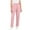 Pink, variant on Hfnxid Scrub Pants for Women Plus Size Straight Leg Nurse Work Pant Casual Solid Color Jogger Trousers with Pockets