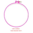 thumbnail image 4 of Advancent 1 Uds., 8 tamaños, 8-32CM, bordado de punto de cruz, marco de plástico, aro, cobertizo de bordado circular, herramienta de costura artesanal Artesanía 32cm 1 Uds Advancent AP0111-08, 4 of 6