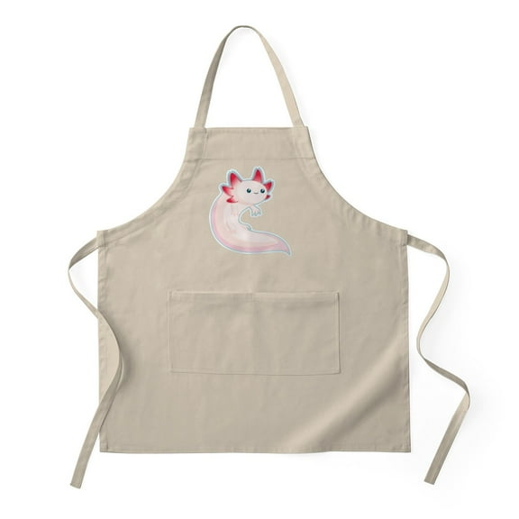 CafePress - Axolotl - Kitchen Apron with Pockets, Grilling Apron, Baking Apron