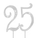 thumbnail image 1 of StoBok Bling 25 Pastel Topper 25th Fiesta de cumpleaños Pastel Pick Pick Pastel de Rhinestone Pastel Top Decoración para la fiesta de cumpleaños, 1 of 7