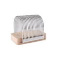 thumbnail image 2 of Bread Slicer Stainless Steel | Home Kitchen Toast Bread Cutter | Non-Slip Base | Versatile Design for Bread, Cheese | Easy to Use | Durable | 1 Piece | 14x10.5x9.2cm, 2 of 6