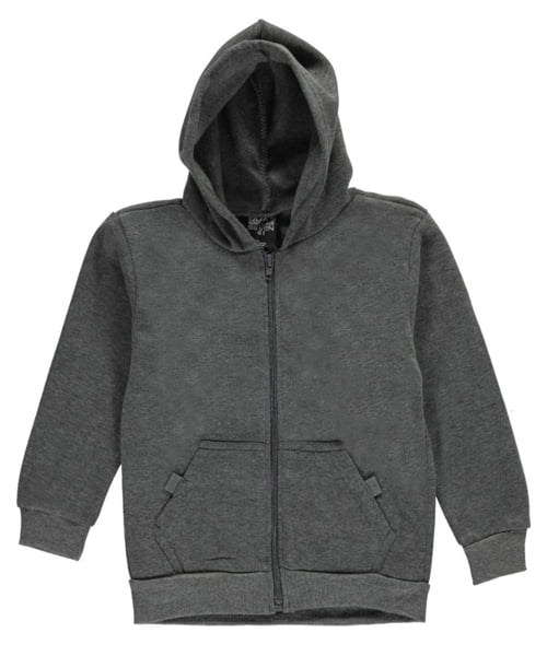 Quad Seven Little Boys Hook-and-Loop Kangaroo Hoodie