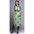 thumbnail image 2 of Bimba Robe Tunique Droite en Viscose Imprimée Style Santoon pour Femmes Vêtements Indiens, 2 of 5
