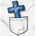 thumbnail image 2 of Cross in Pocket Holy Roller Faith Hoodie Sweatshirt Women Men Brisco Brands S, 2 of 6